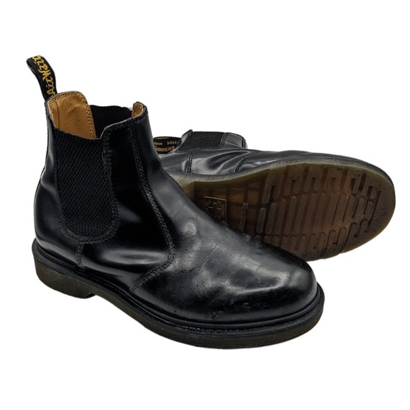 Dr. Martens Women's 2976 Chelsea Boot |Womens Boots| Black Nappa Leather Size 6M - Picture 1 of 6